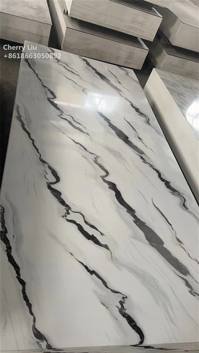 2,5 mm glanset Uv-trykk marmorark